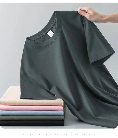 Men’s Heavy Cotton T-Shirt – 230g Premium Quality - Fleur de Luxe