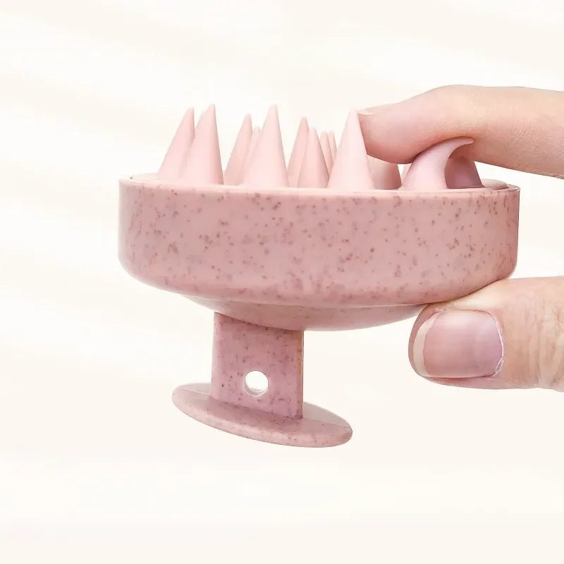 Silicone Scalp Massage Brush - Clean, Massage, & Style Hair with ease! - Fleur de Luxe