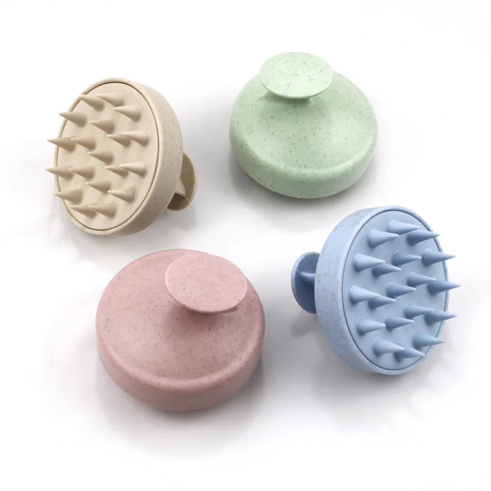 Silicone Scalp Massage Brush - Clean, Massage, & Style Hair with ease! - Fleur de Luxe