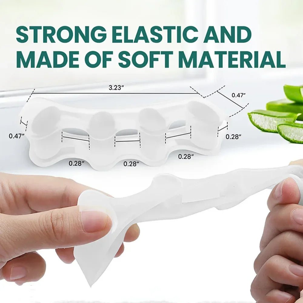 Silicone Toe Separator Bunion Corrector - Foot Care Tool - Fleur de Luxe