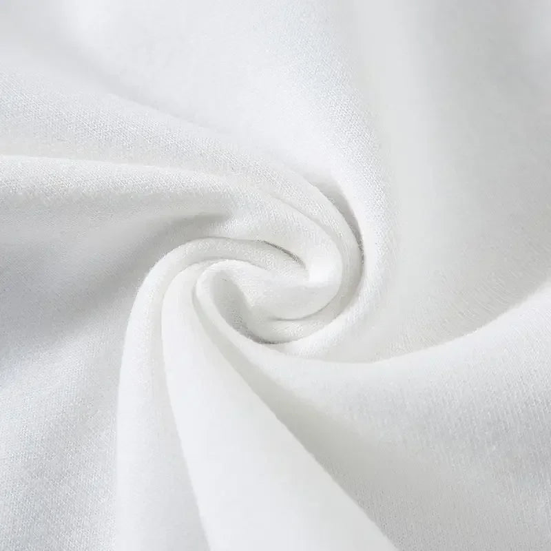 500g Heavy-duty Pure Cotton Short Sleeve T-shirt - Fleur de Luxe