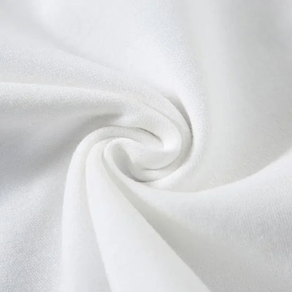 500g Heavy-duty Pure Cotton Short Sleeve T-shirt - Fleur de Luxe