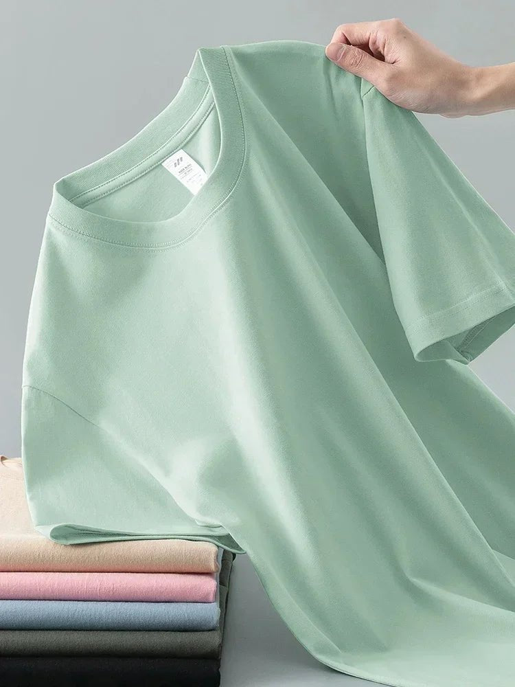 Men’s Heavy Cotton T-Shirt – 230g Premium Quality - Fleur de Luxe