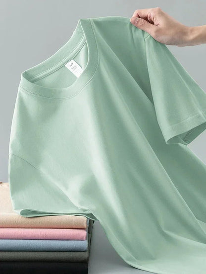 Men’s Heavy Cotton T-Shirt – 230g Premium Quality - Fleur de Luxe