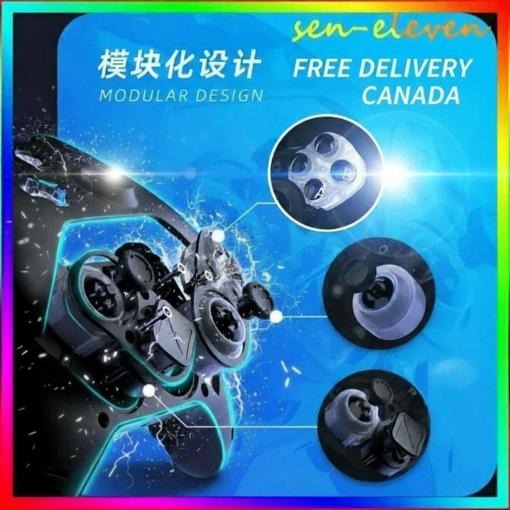 Elite Modular RGB Steam Machine Gaming Controller – Wireless for PC, Switch, Mobile & TV