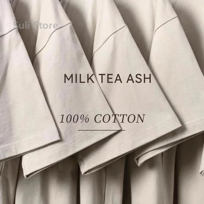 High Quality 100% Cotton Unisex White Tee shirts - Summer Essential for Men - Fleur de Luxe