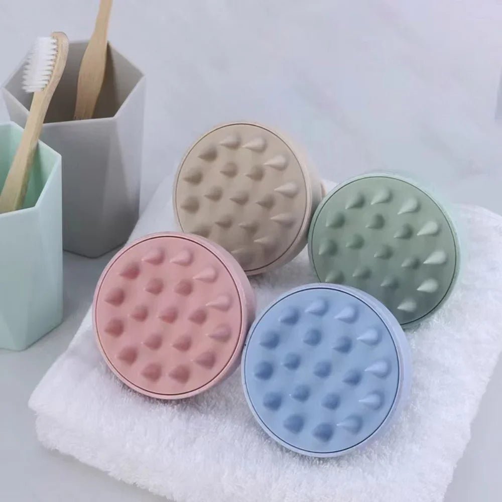 Silicone Scalp Massage Brush - Clean, Massage, & Style Hair with ease! - Fleur de Luxe
