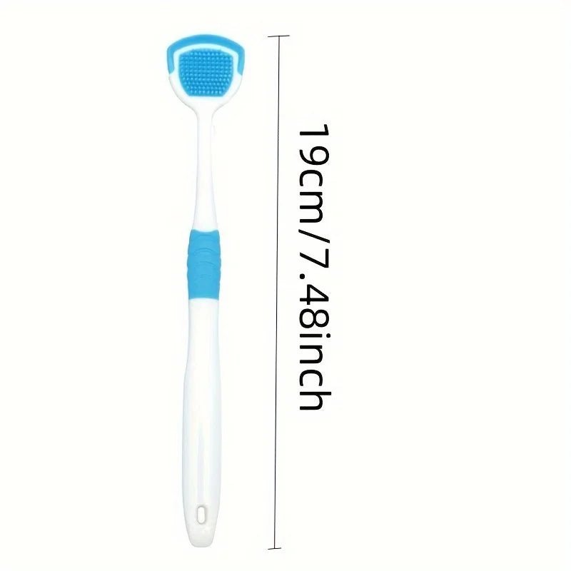 Silicone Tongue Cleaners Set - Fresh Breath Tool for Oral Hygiene - Fleur de Luxe