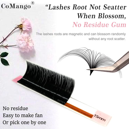 Comango Fast Bloom Easy Fan Lashes - Soft Natural Volume - Fleur de Luxe