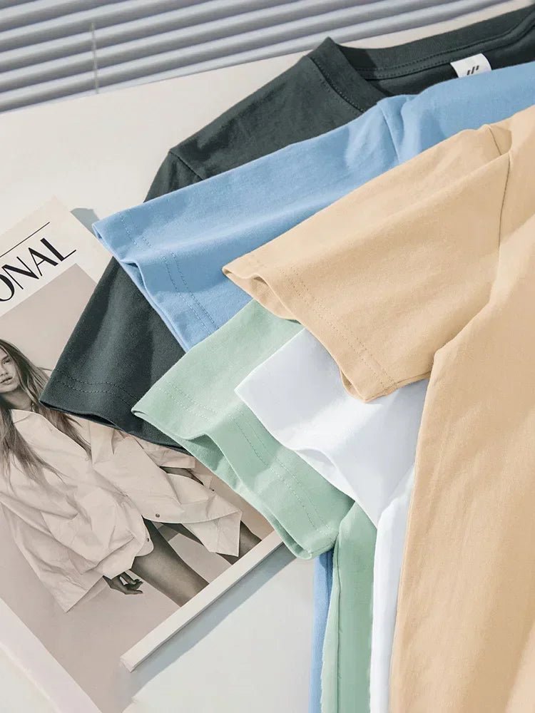 Men’s Heavy Cotton T-Shirt – 230g Premium Quality - Fleur de Luxe