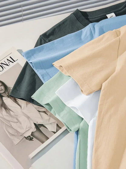 Men’s Heavy Cotton T-Shirt – 230g Premium Quality - Fleur de Luxe