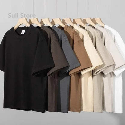 High Quality 100% Cotton Unisex White Tee shirts - Summer Essential for Men - Fleur de Luxe