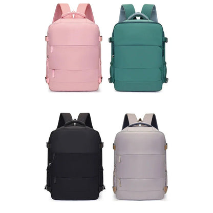 Airline Approved Carry - On Backpack | 180° Opening, Lightweight & Laptop Ready. - Fleur de Luxe