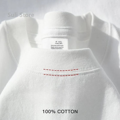 High Quality 100% Cotton Unisex White Tee shirts - Summer Essential for Men - Fleur de Luxe