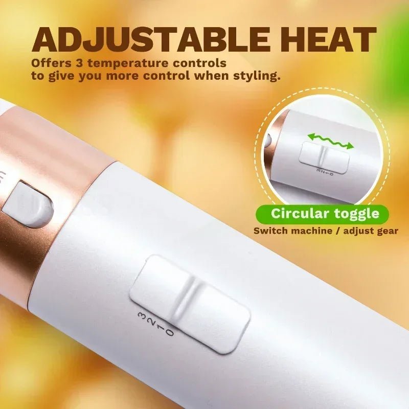 5 in 1 Hair Dryer Hot Comb Set Professional Curling Iron Hair Straightener Styling Tool For Professional Hair Dryer Household - Fleur de Luxe