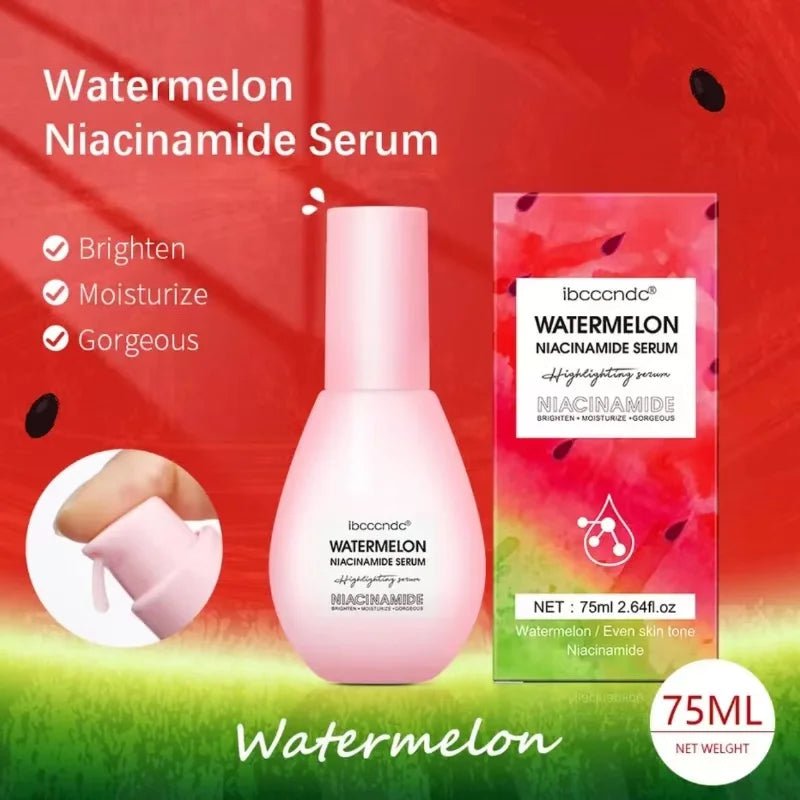 Watermelon Niacinamide Anti-aging Serum - Skin Brightening & Moisturizing Care - Fleur de Luxe