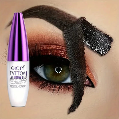 Lasting 3 Days Tattoo Easy Peel Off Eyebrow Gel Cream Types Long - Lasting Smudge - Proof Sweat Resistant Waterproof Cosmetics - Fleur de Luxe