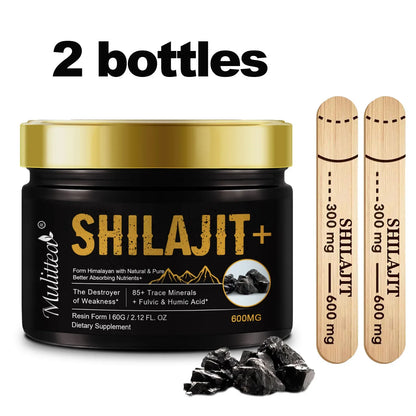 Pure Shilajit Mineral Supplements for Stamina & Energy Boost - Fleur de Luxe