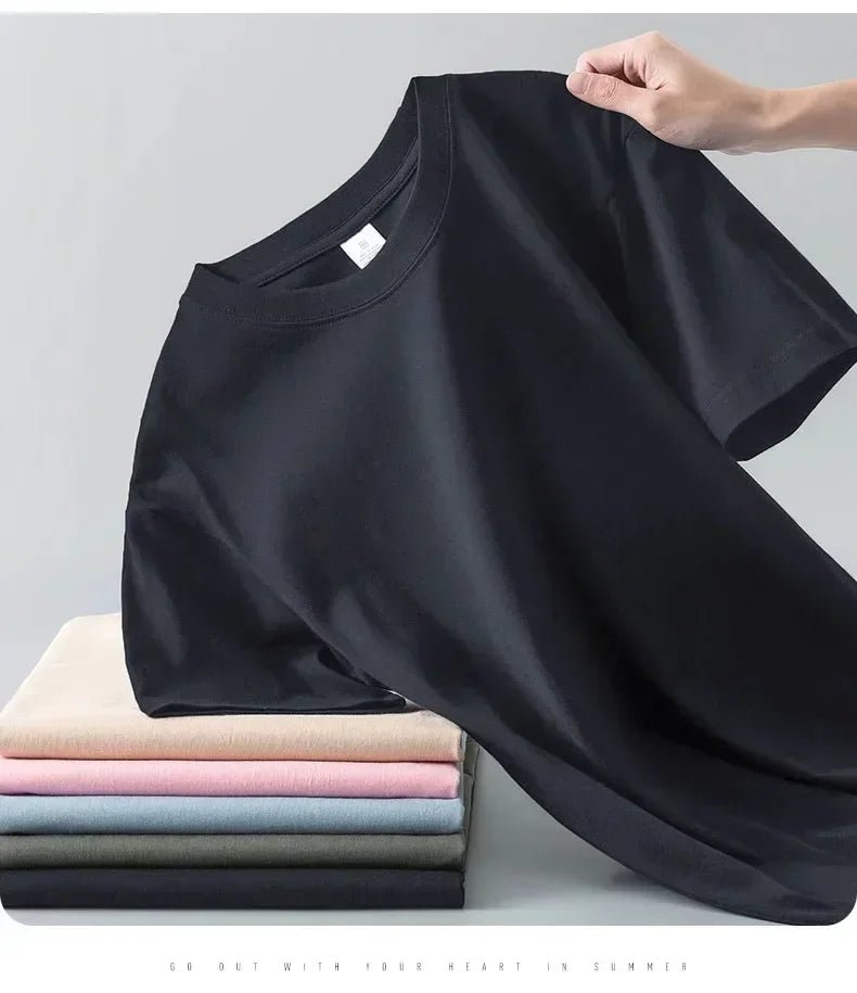 Men’s Heavy Cotton T-Shirt – 230g Premium Quality - Fleur de Luxe