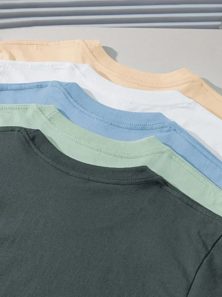 Men’s Heavy Cotton T-Shirt – 230g Premium Quality - Fleur de Luxe