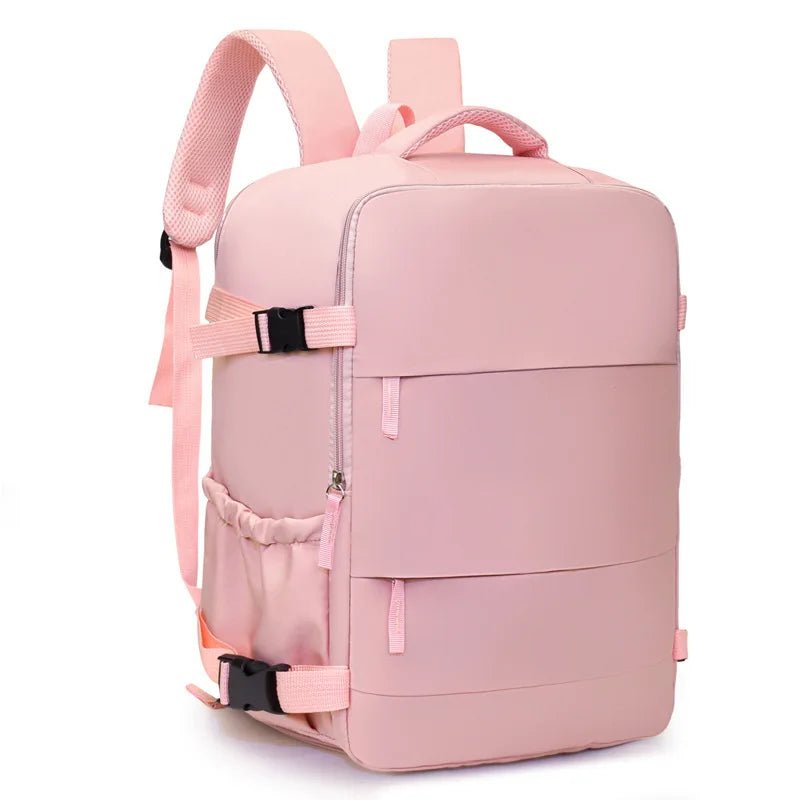 Airline Approved Carry - On Backpack | 180° Opening, Lightweight & Laptop Ready. - Fleur de Luxe