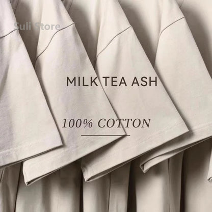 High Quality 100% Cotton Unisex White Tee shirts - Summer Essential for Men - Fleur de Luxe