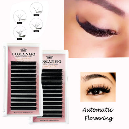 Comango Fast Bloom Easy Fan Lashes - Soft Natural Volume - Fleur de Luxe