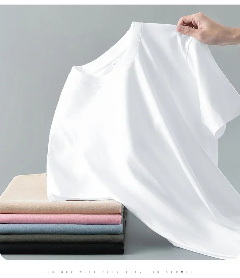 Men’s Heavy Cotton T-Shirt – 230g Premium Quality - Fleur de Luxe